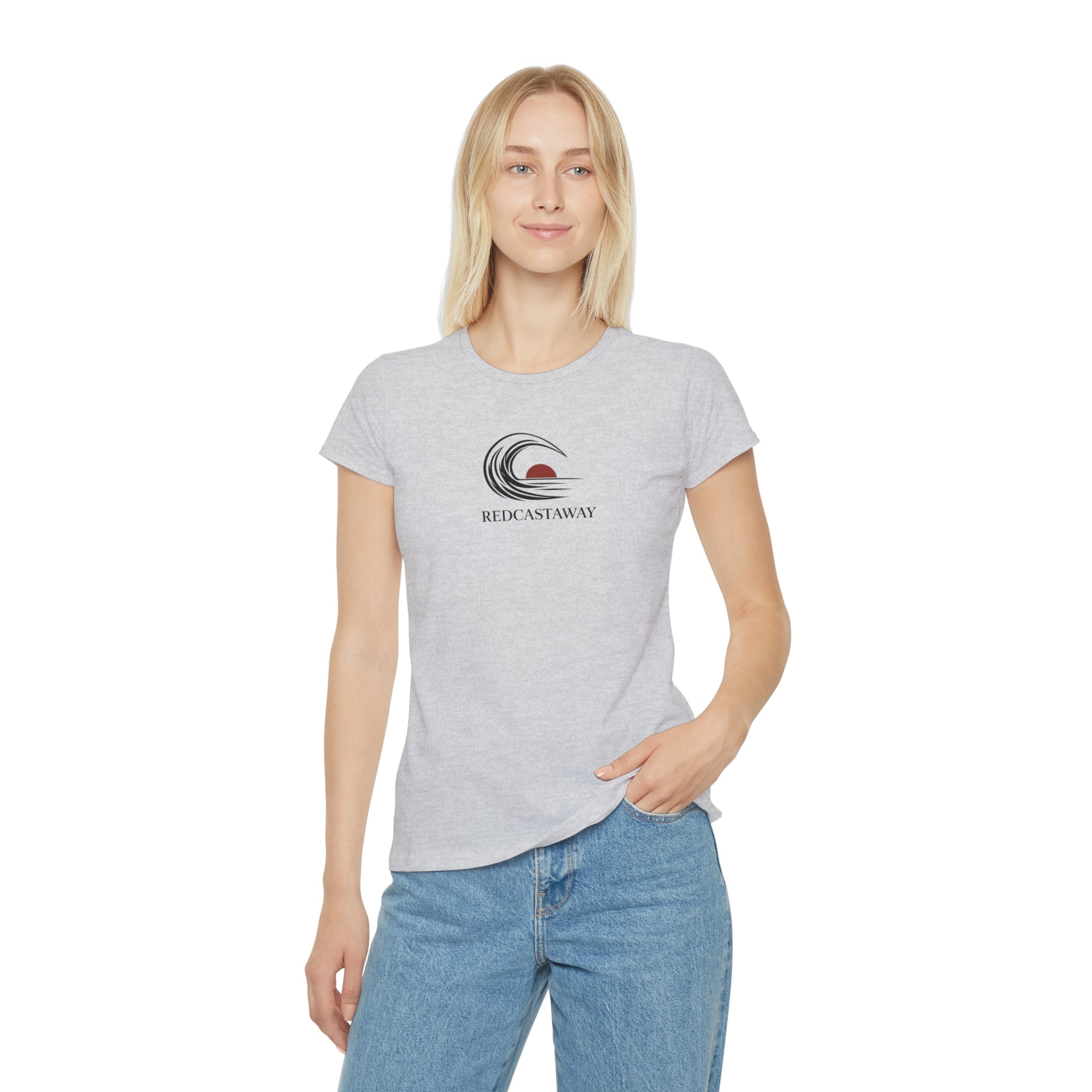Red Castaway Women's Horizon Crest Tee