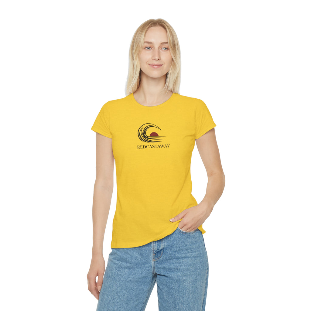 Red Castaway Women's Horizon Crest Tee