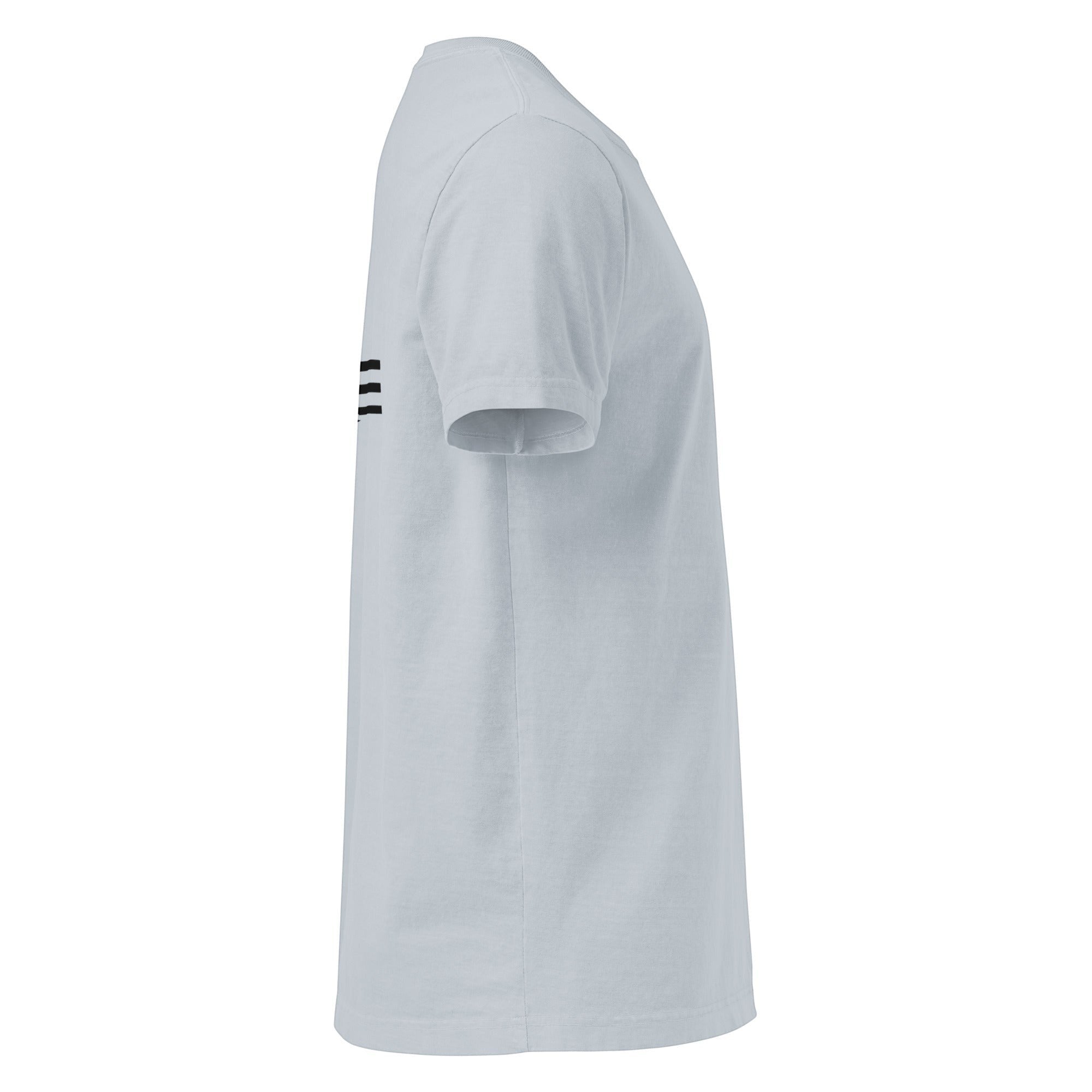 Redcastaway™ Horizon Wave Tee unisex oversized t-shirt in light blue 100% cotton with vintage look and graphic print.