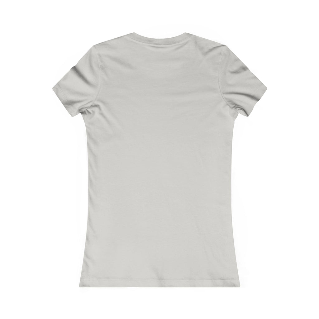 Redcastaway Women's light grey 100% cotton short-sleeve slim fit t-shirt with a crew neck.