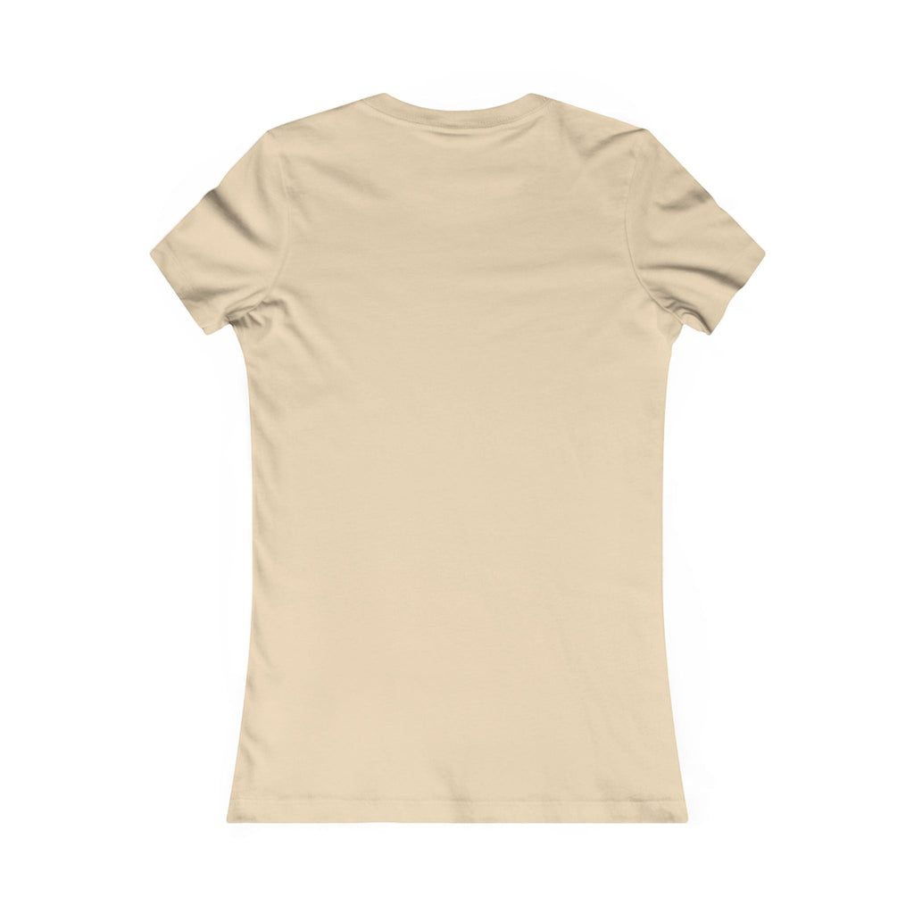 Redcastaway Women's beige 100% cotton short sleeve t-shirt with a slim fit and crew neck.