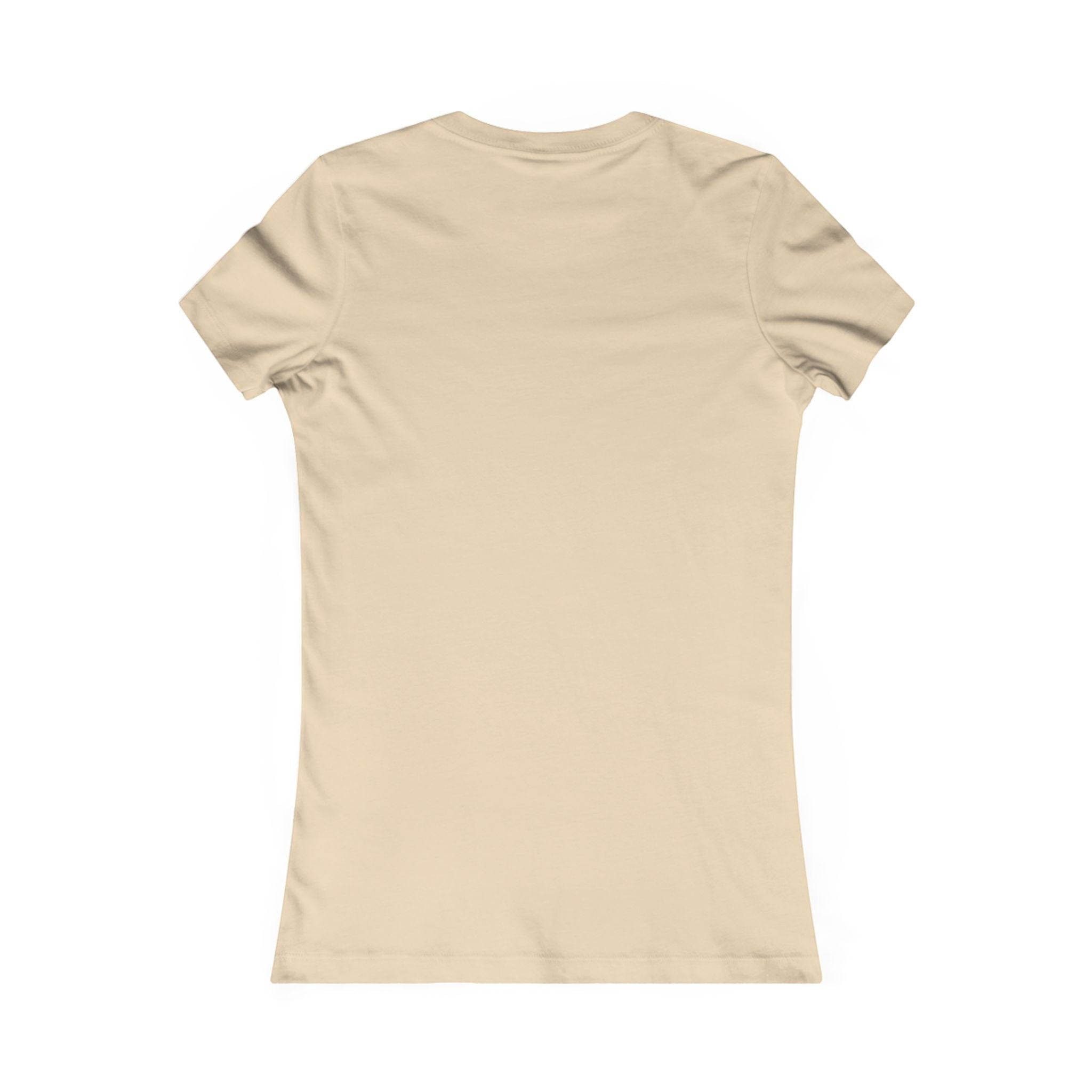 Redcastaway Women's beige 100% cotton short sleeve t-shirt with a slim fit and crew neck.