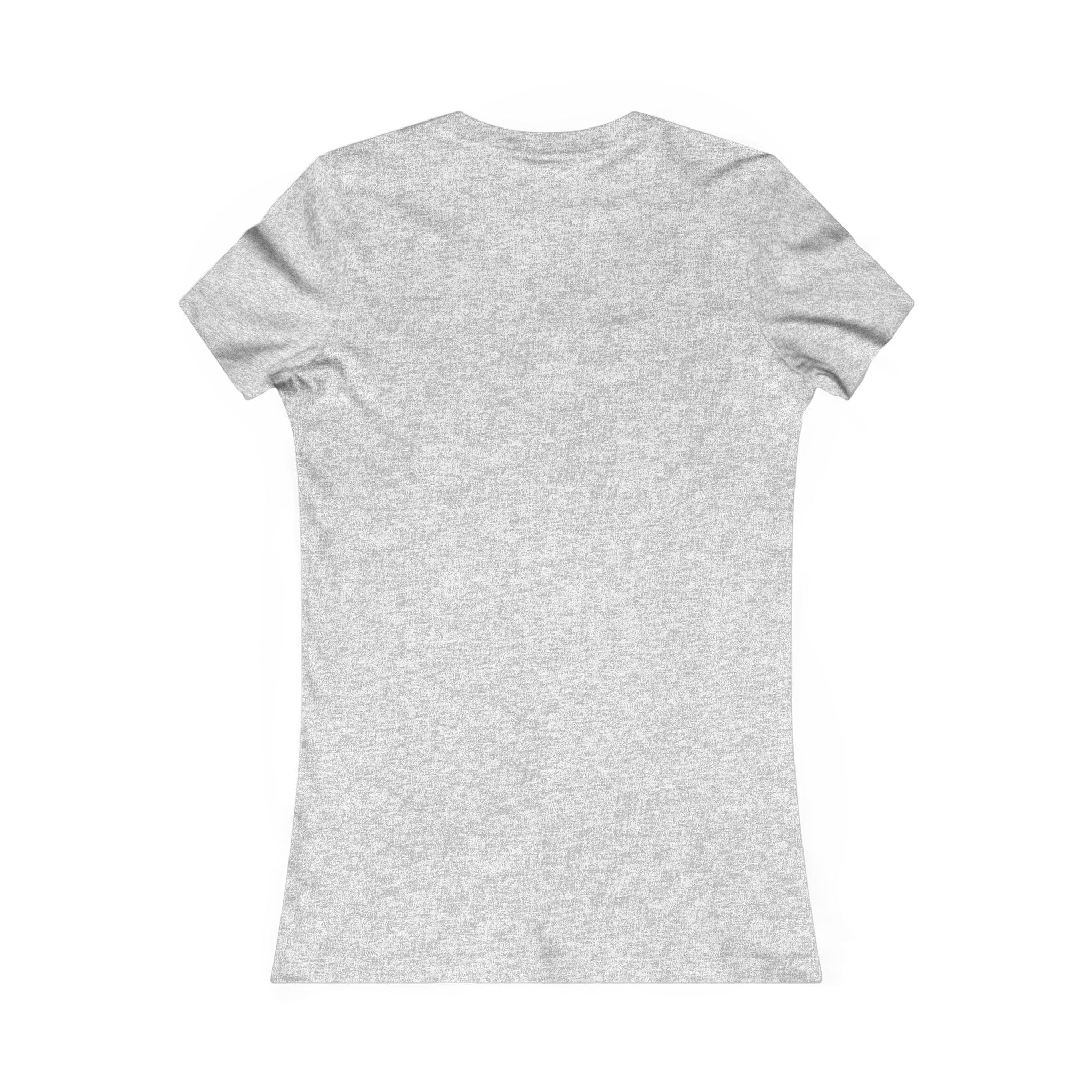 Redcastaway Women's light grey heather 100% cotton short sleeve slim fit t-shirt with a crew neck.